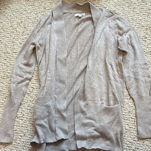 Sonoma Tan Cardigan Soft Knit Relaxed Fit